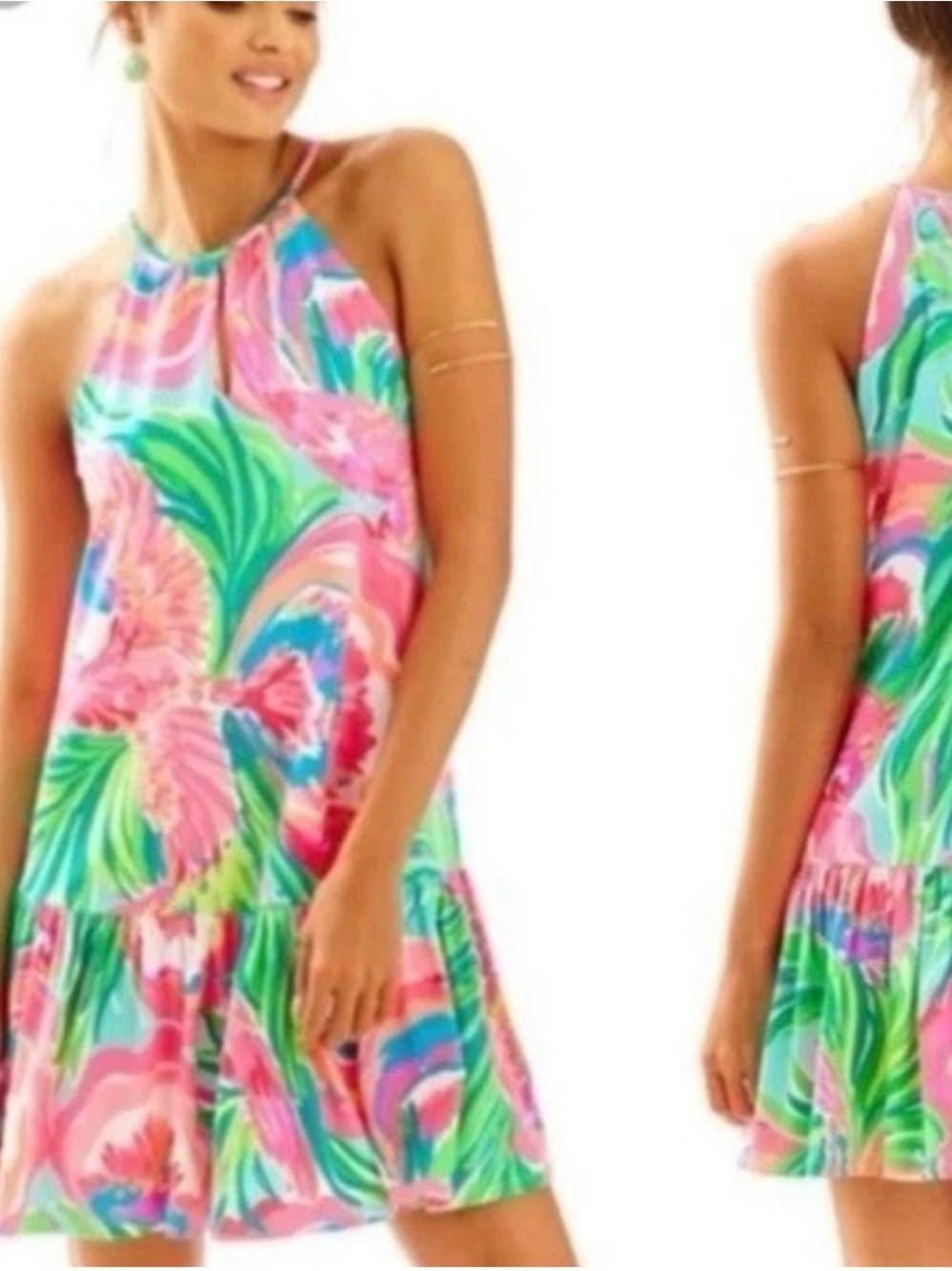 Lilly Pulitzer Pink Tropical Print Girls' Skirt
